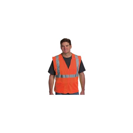 Pip CLASS 2 MESH BREAKAWAY VEST, 3 PKTS H&L CLOSURE, PK 50 302-5PMVOR-L